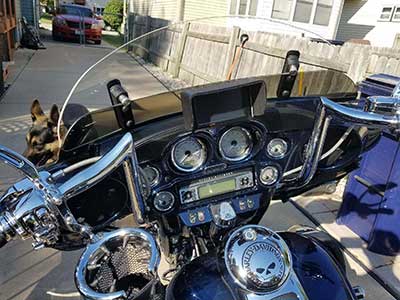 Harley Davidson Windbender Adjustable Motorcycle Windshield
