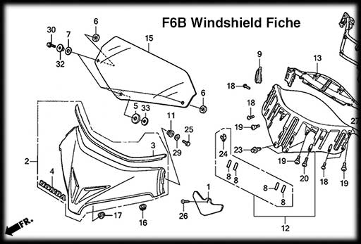 F6B Parts Fiche