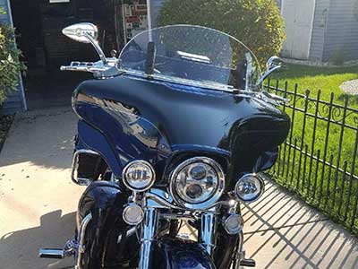 Harley Davidson Windbender Adjustable Motorcycle Windshield