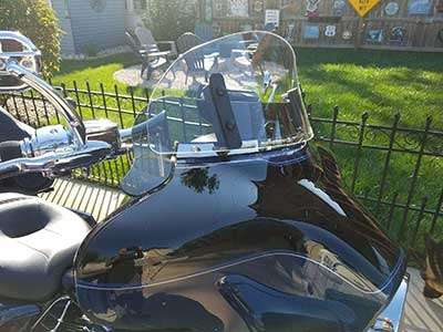 Harley Davidson Windbender Adjustable Motorcycle Windshield