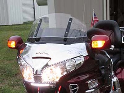 Honda Goldwing Windbender Adjustable Motorcycle Windshield