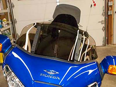 Honda Goldwing Windbender Adjustable Motorcycle Windshield