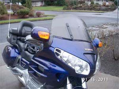 Honda Goldwing Windbender Adjustable Motorcycle Windshield